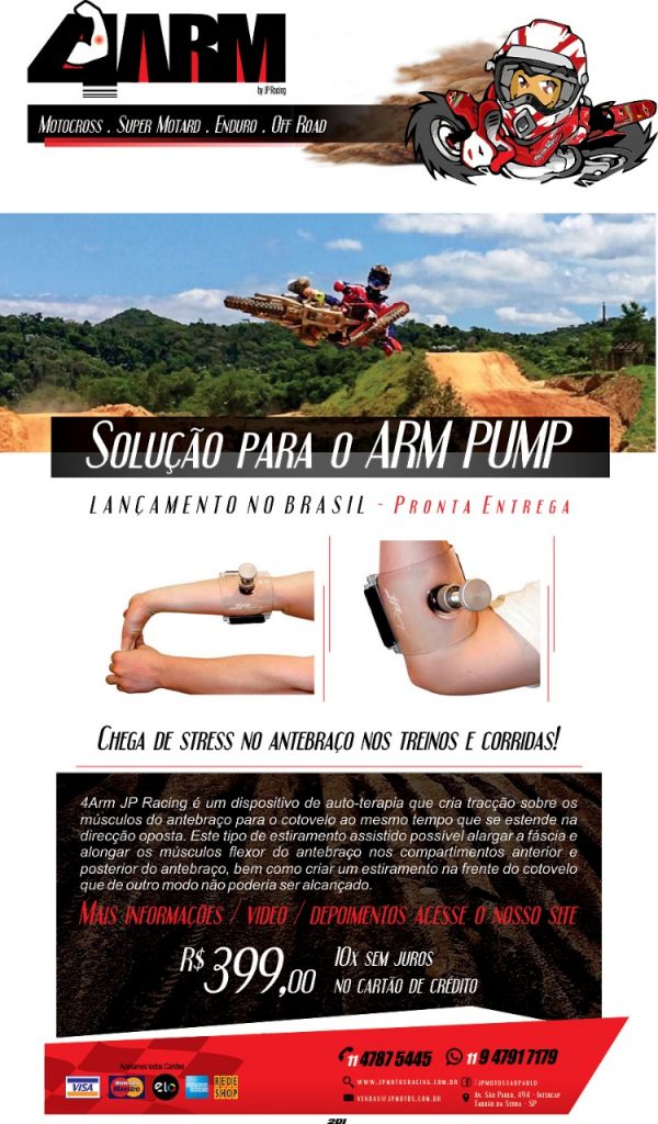 Problemas com travamento de bra&ccedil;o ao pilotar?… 4Arm JP &eacute; a solu&ccedil;&atilde;o!