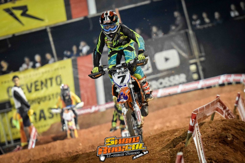 Paulo Alberto, Rafael Becker e Francisco Em&iacute;lio s&atilde;o os campe&otilde;es do Arena Cross 2018