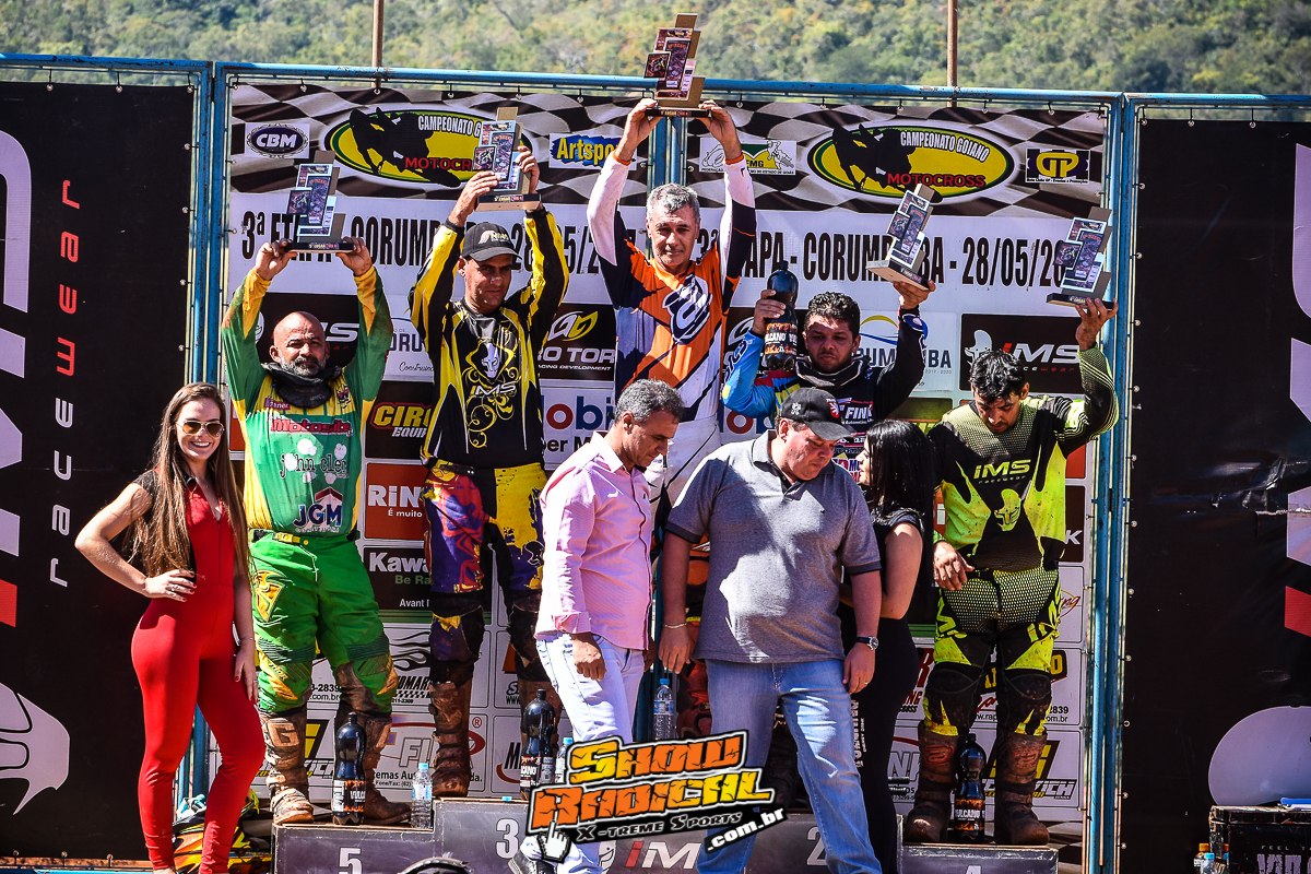 Resultados de domingo, Goiano de Motocross, Corumba&iacute;ba