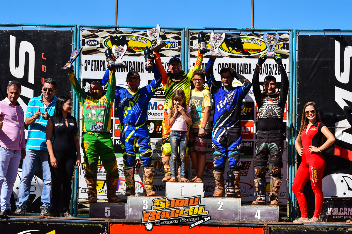 Resultados de domingo, Goiano de Motocross, Corumba&iacute;ba