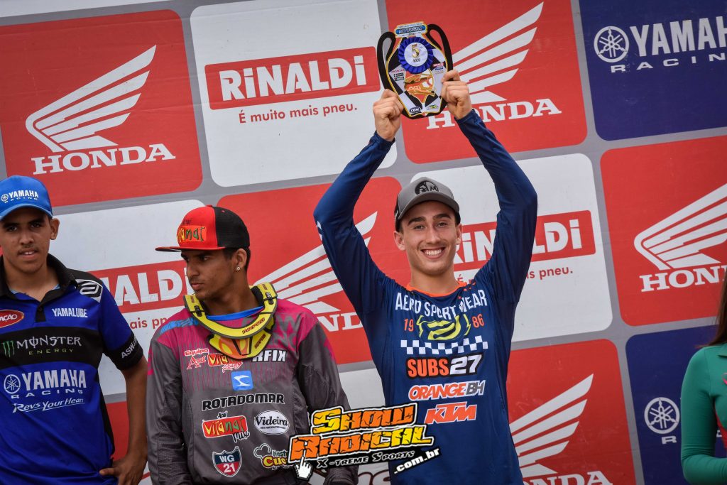 Augustinho Algarve &eacute; p&oacute;dio na MX2 Junior no Brasileiro de MX em Caldas Novas!