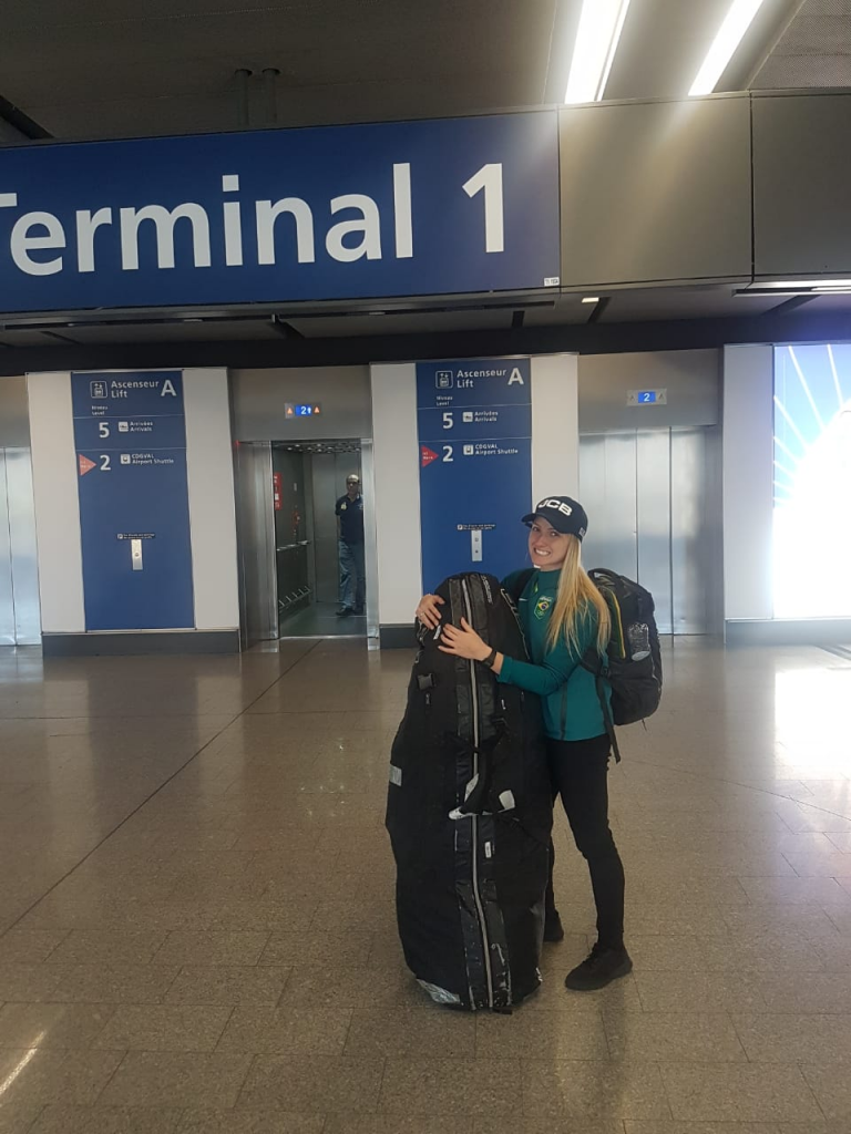 Priscilla Stevaux viajou para a Fran&ccedil;a para disputar 3 provas em 3  dias seguidos