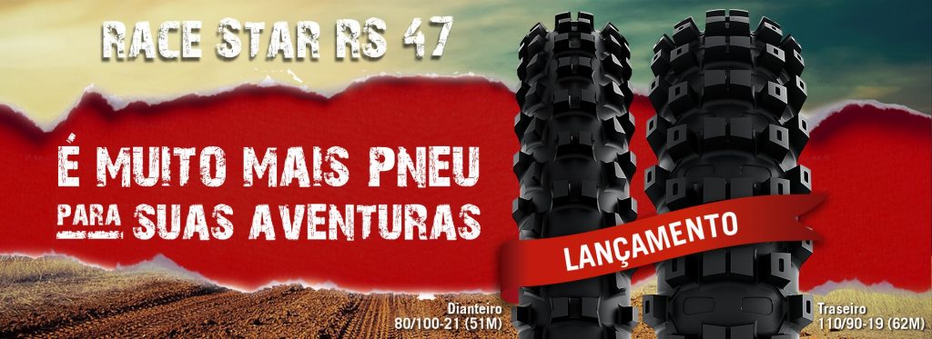 Rinaldi apresentou seus novos pneus no Sal&atilde;o das Motope&ccedil;as