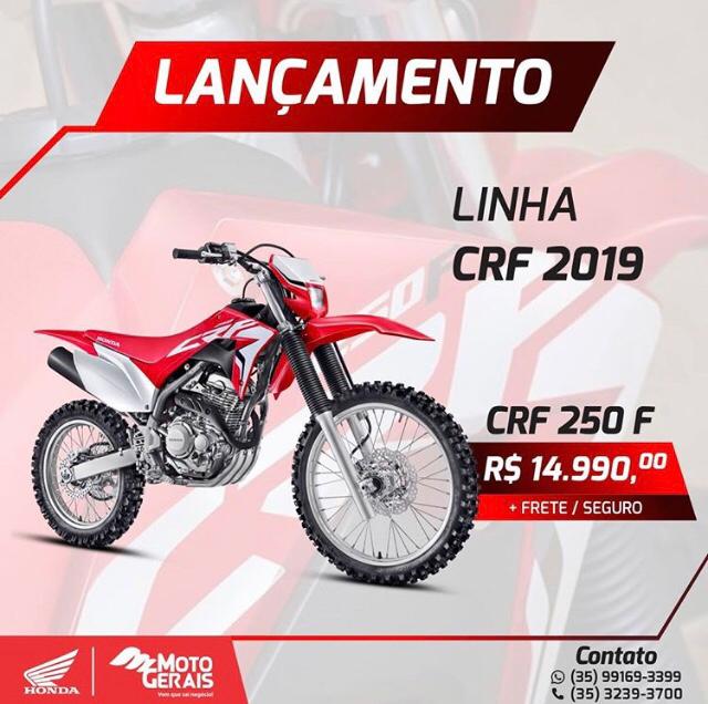 Test Ride CRF 250F 2019 nacional com a MotoGerais Honda