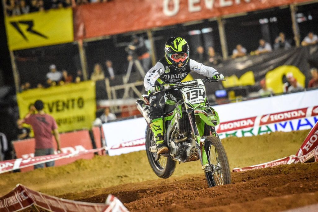 Rota Kawasaki Team garante p&oacute;dio na abertura do Arena Cross 2018