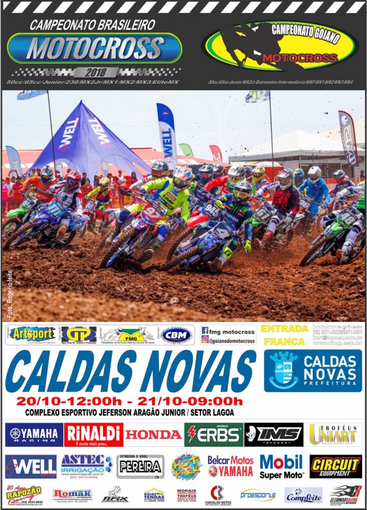 Caldas Novas-GO recebe a 4&ordf; etapa do Goiano de MX junto da semi final do BRMX