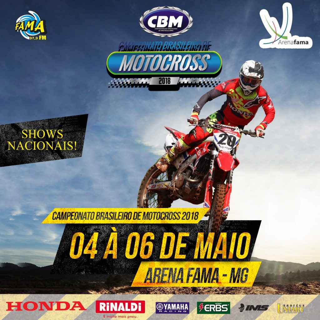 Tudo pronto para a 3&ordf; etapa do Campeonato Brasileiro de Motocross Pr&oacute; em FAMA MG