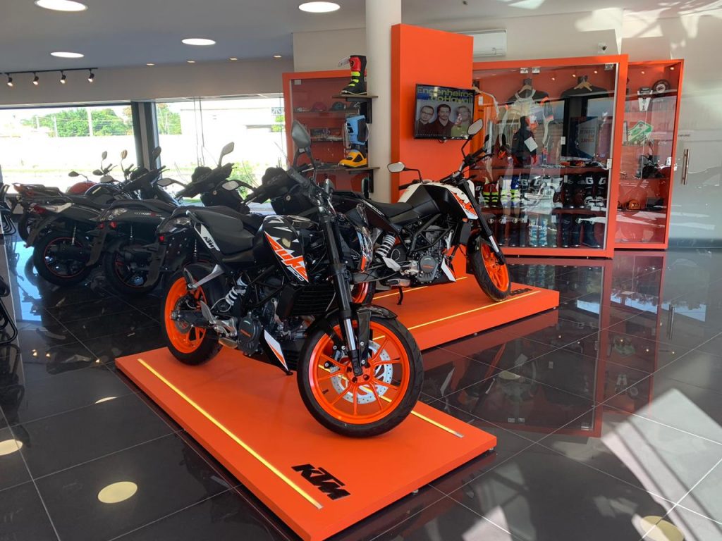 Concamp Motos Dafra KTM &eacute; a nova anunciante do site Show Radical