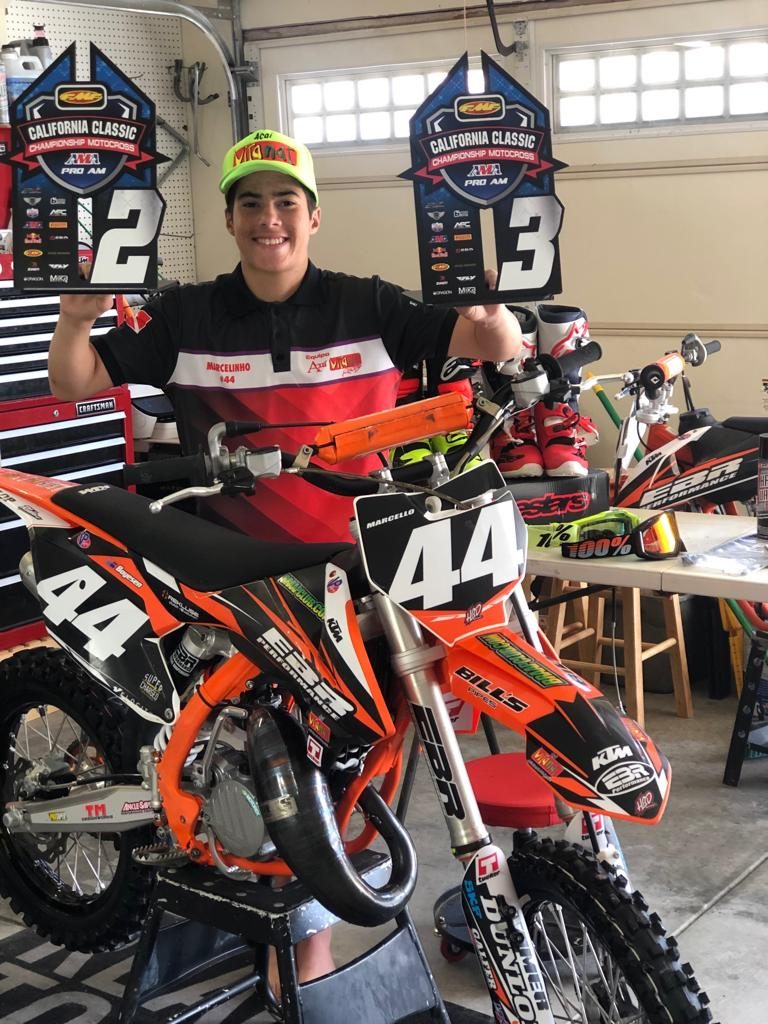 Marcelo Leodorico #44 figura os TOP 3 no Calif&oacute;rnia Classic