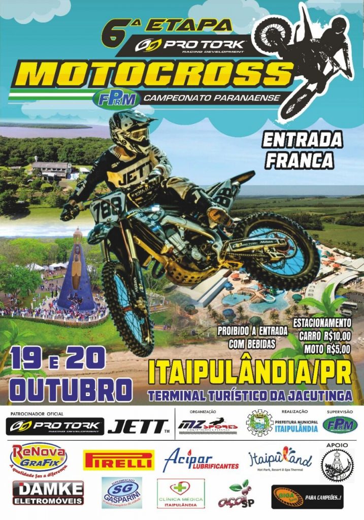 Grande expectativa para a pen&uacute;ltima etapa do Pro Tork Paranaense de Motocross